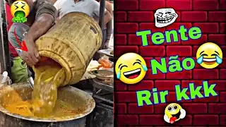 CULINÁRIA ÍNDIANA - ( VOCÊ VAI SORRIR MUITO KK) Às piores Comidas de Rua kk