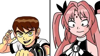 Ben10 Omnigirl Transformations P2 | TG TF Comic Dub 74