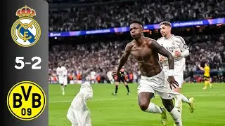 Real Madrid vs Borussia Dortmund (5-2) Arabicc Commentary)