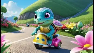 Twinkle Turtle's Magic Scooter | Fun Turtle Song for Kids | Magical Scooter Adventure