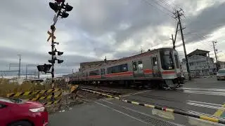 キハ75系2両 快速みえ16号名古屋行き 松阪東一踏切(徳和〜松阪)通過