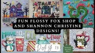 Day 13: 14 Days of Cross Stitch Designers - Flossy Fox Shop and Shannon Christine Designs