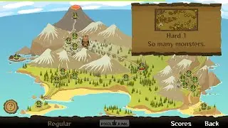 PixelJunk Monsters Ultimate Edition, Tiki Island, Hard 1 - So many monsters (Regular difficulty)