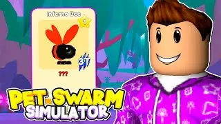 НУБ ПОЛУЧИЛ СЕКРЕТНОГО ПЕТА В PET SWARM SIMULATOR В РОБЛОКС! ROBLOX