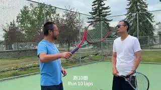 Tennis one hand backhand for beginners| 网球单反入门