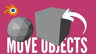 Blender Beginner Quickstart: How To Move, Rotate and Scale Objects
