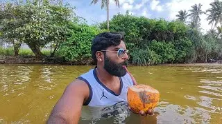 අම්බලන්ගොඩ පාලම ලග නාමුද 🏊‍♂️සීනාක්කාලී කකුලුවෝ කෑල්ලකුක් කෑවා Top බඩූ 👌😱