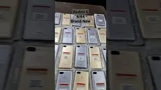 Redmi 6 -4/64 Brand New book now