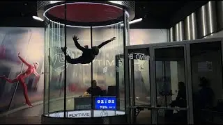 FlyTime - полет в Аєротрубе .