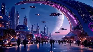 Life in 2050: The Ultimate Smart City 🚀 | Neon Megastructures & AI-Powered Transport.