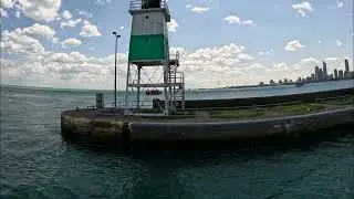 Exiting Chicago Harbor Lock 4K GoPro HERO 11 Black