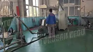 Tongsanhegu PE WPC granules extrusion machine Plastic pellets granulating machine