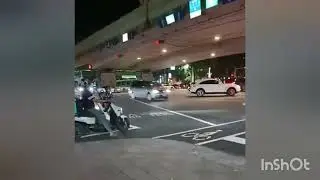 Bersepeda malam di Taiwan 