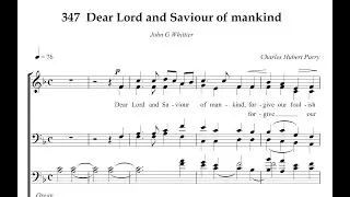 Hymn Collection 347   Dear Lord and Saviour of mankind