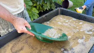 The Alluvial Paystreak Lives On! Panning Ancient Creek Material. #goldprospecting #gold #panning 