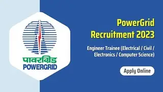 Powergrid JE Recruitment 2022-23 ll power grid 23 ll power grid je 2023