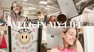 MY FIRST DAYS BACK IN THE CLASSROOM // week in my life as a stay at home mom