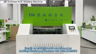 EVA Foam Sheet Cross-linked Welding Machine | EPE Foam Hot Plate Bonding Machine #epemachinery