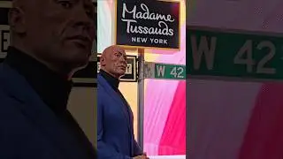 Wwe The Rock At Madame Tussauds New York City Wax Museum #nyc #wwe #2025 #goat #timesquarelive