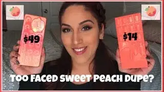 Too Faced Sweet Peach Dupe? I Heart Makeup Chocolate & Peaches | Demo, Swatches & Review