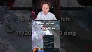 7.40 EMBER SPIRIT NERFED #dota2 #byzubr