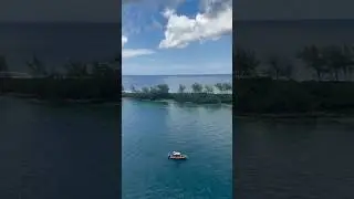 The beautiful view of bahamas island #shorts #nature #cruise #bahamas