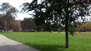 Scootering in Winnemac park