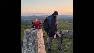 Trig Point on the Cribarth May 2024.