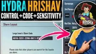 Hydra hrishav control code | 2 finger claw pubg mobile | bod phenom