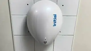 Initial Velair Pebble Mini Hand Dryer in Wilko in the Baby Change room, Exeter, Devon 12/12/2025