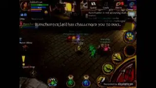 Arcane legends duel-Zolikahrun vs Runichunter lv47