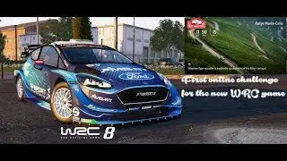 WRC8 game,first online challenge.MonteCarlo....a fast ride