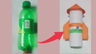Plastic Bottle Reuse Ideas ll Plast Bottle  Rocket @ShezasArtCraft