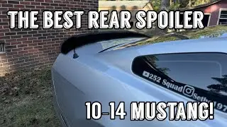 Устанавливаю лучший задний спойлер на Mustang 10-14! Выглядит потрясающе!