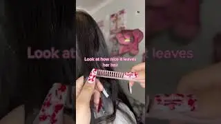 The portable hot comb can fix your hair anywhere at any time!