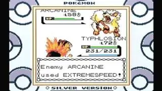 Pokemon Silver Battle against Blue (otherwise known as Gary)