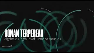 R. Terpereau - Algebraic subgroups of Cremona group 2.4