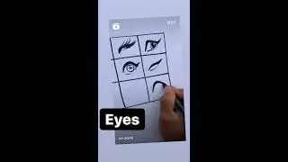 Fast Eyes - Drawing Practice (drawing Eyes quickly)