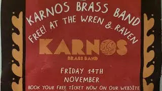 Cornwall - Penzance - Karnos Brass Band at the Wren and Raven