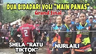 Shella Bernadetha VS Nurlaili gegerkan Grand Final Volyball Puteri Candran Cup Pamarican