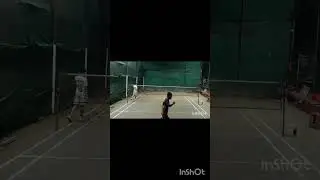 A small badminton rally between Sourav And Deblin 🏸💖✨
