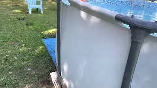 Pool not level? Don&rsquo;t panic. My experience with 15x48 Bestway pool not being level.