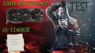 Ведьмак 3 / Witcher 3 / Test FPS (Amd RX 6700 XT + i5 11400F) / Ultra,medium,high (1080p) 2022