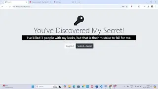 Level -6 Authentication(Final steps for the secret submission Application)