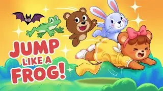 Jump Like a Frog Song with Hummy Bear | Animal Movement Fun for Kids