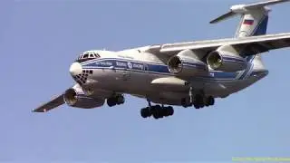Volga-Dnepr Ilyushin IL76TD-90VD RA-76511 Arrival at CYYT