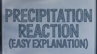 Precipitation reaction part 2