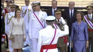 El Rey preside su &uacute;ltimo acto como jefe de los Ej&eacute;rcitos