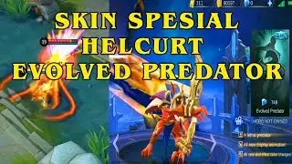 New Skin Spesial Helcurt Evolved Predator, Skill Effect Mobile Legends Bang-bang