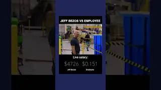 Bezos Salary vs Amazon Worker 🤯